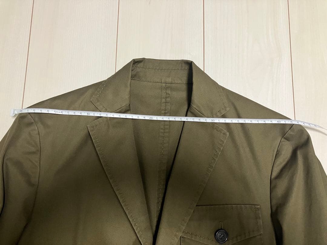 大特価！！DSQメンズダークカーキサファリジャケット48新品未使用