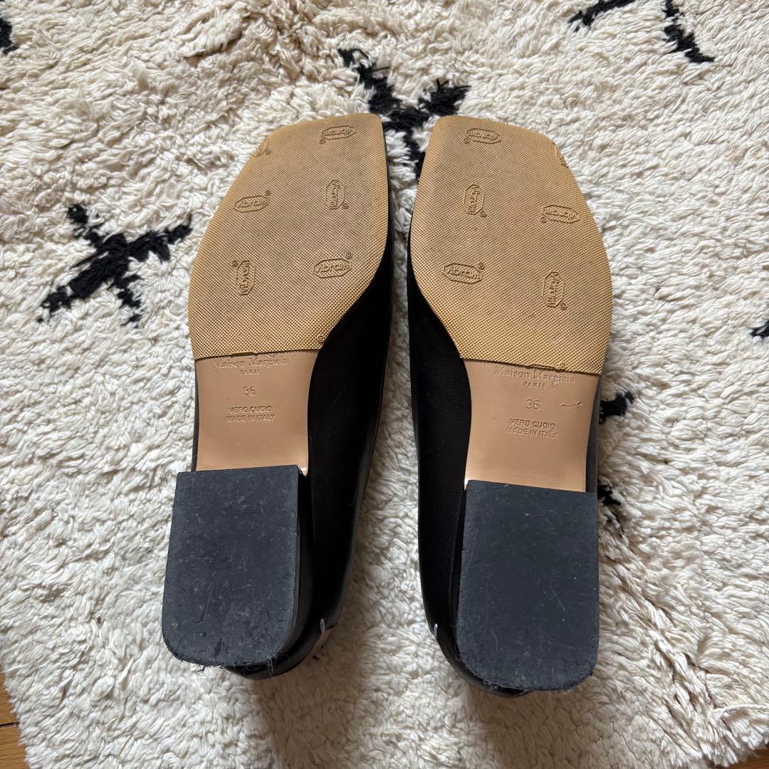 メゾンマルジェラ スクエアトゥ バレリーナ 36