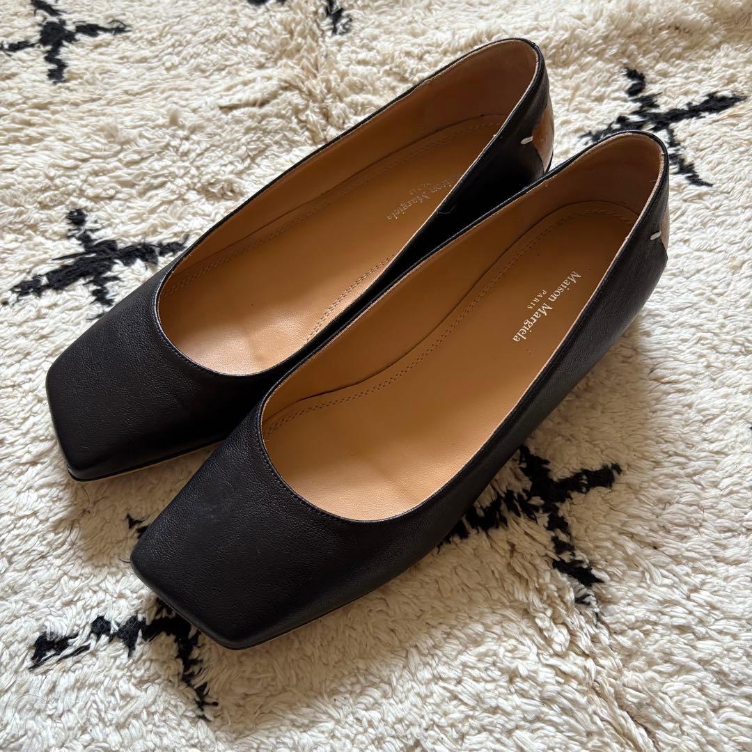 メゾンマルジェラ スクエアトゥ バレリーナ 36