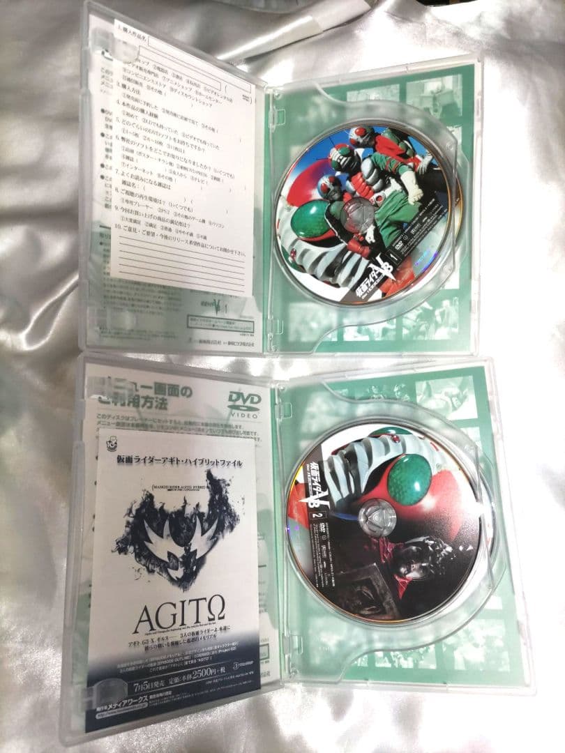仮面ライダーV3の10枚組DVDボックス 希少レア ワケあり