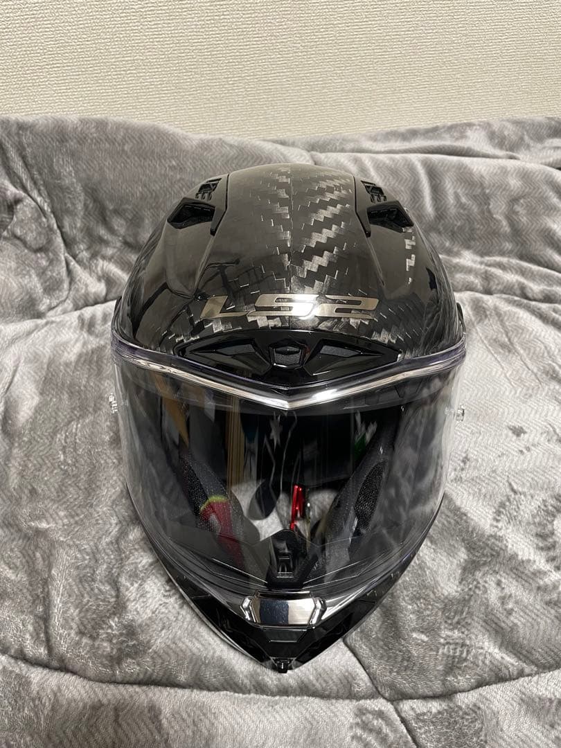 【試着のみ】LS2 サンダーC GP Mサイズ　バイク用カーボンヘルメット