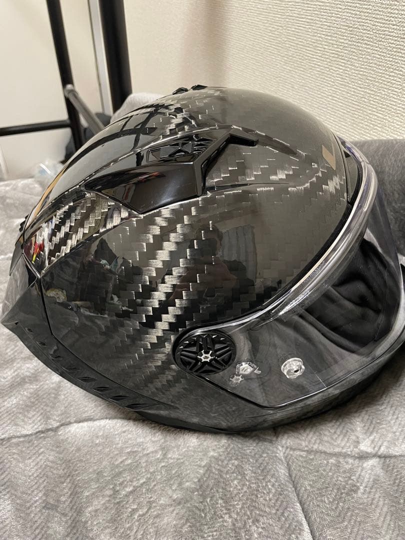 【試着のみ】LS2 サンダーC GP Mサイズ　バイク用カーボンヘルメット