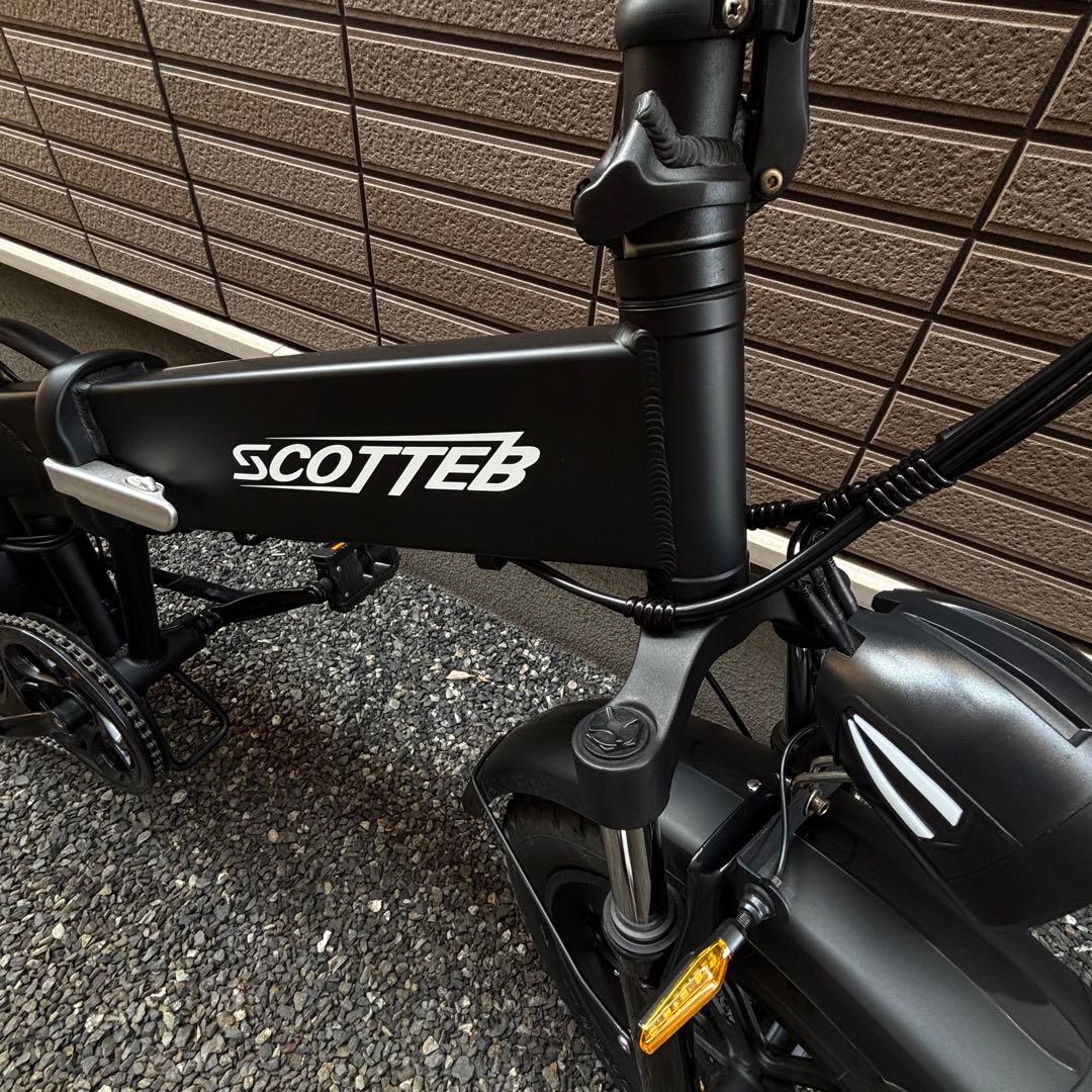 SCOTTEB 電動アシスト自転車 ブラック
