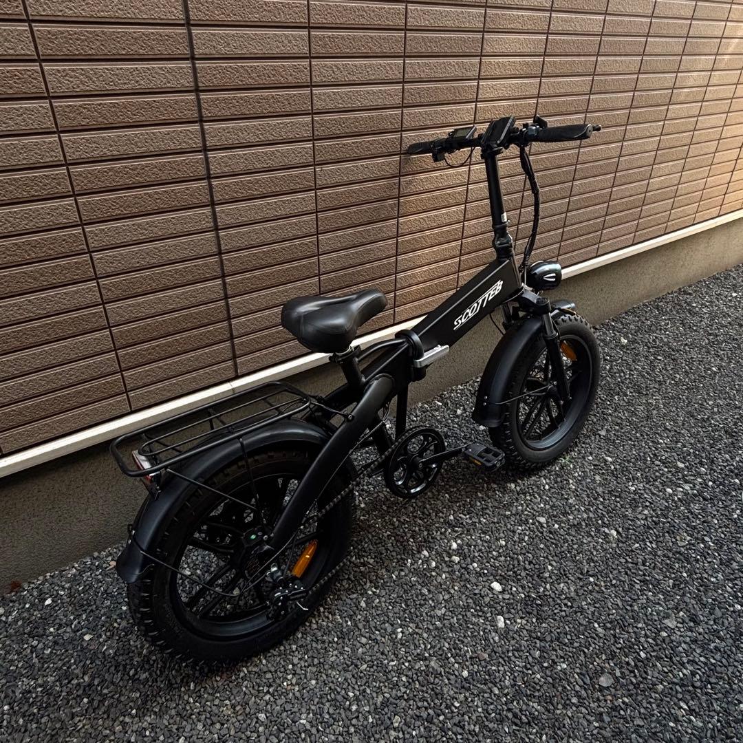 SCOTTEB 電動アシスト自転車 ブラック