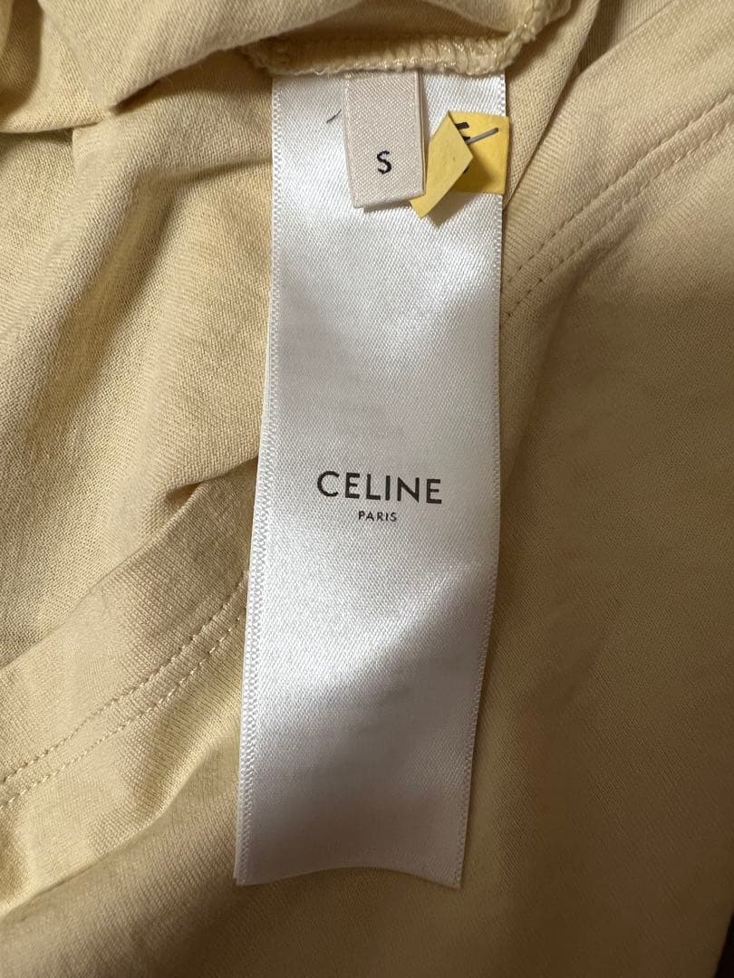 セリーヌ　Tシャツ　メンズS イエロー