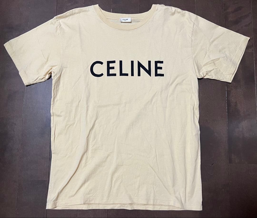 セリーヌ　Tシャツ　メンズS イエロー