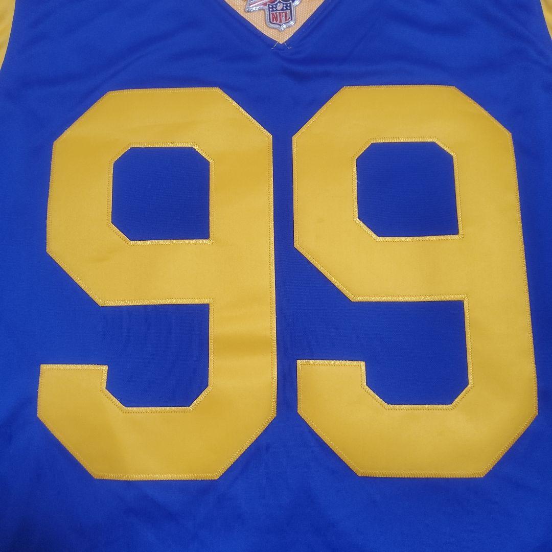 【激レア】NFL100周年記念ユニフォーム　ラムズ　ドナルド　M　刺繍　ナイキ製