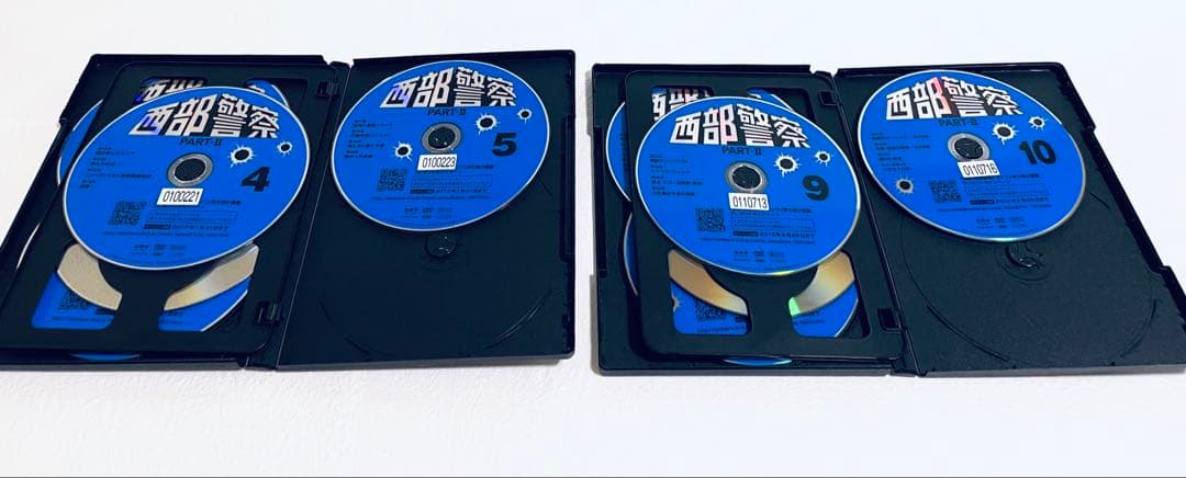 西部警察　PART-II 全１０巻　レンタル版DVD 全巻セット　渡哲也