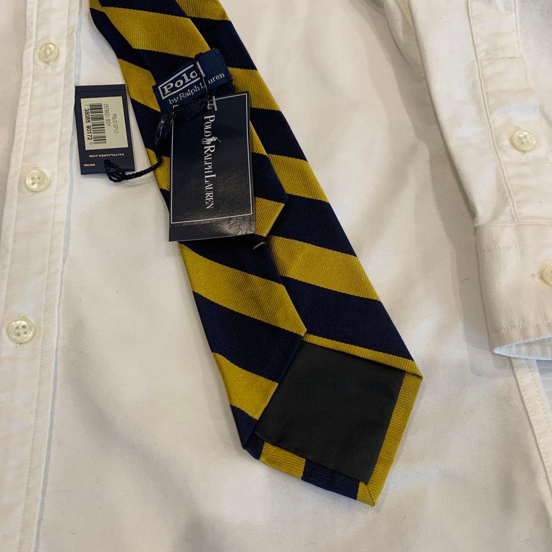 1回着美品　ラルフローレン　130 スーツ　セットアップ　入学式　ネクタイ新品