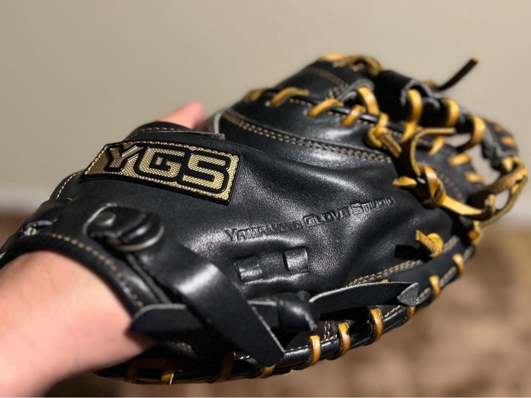 【極上品】YGS 812V 硬式用 キャッチャーミット TGレザー