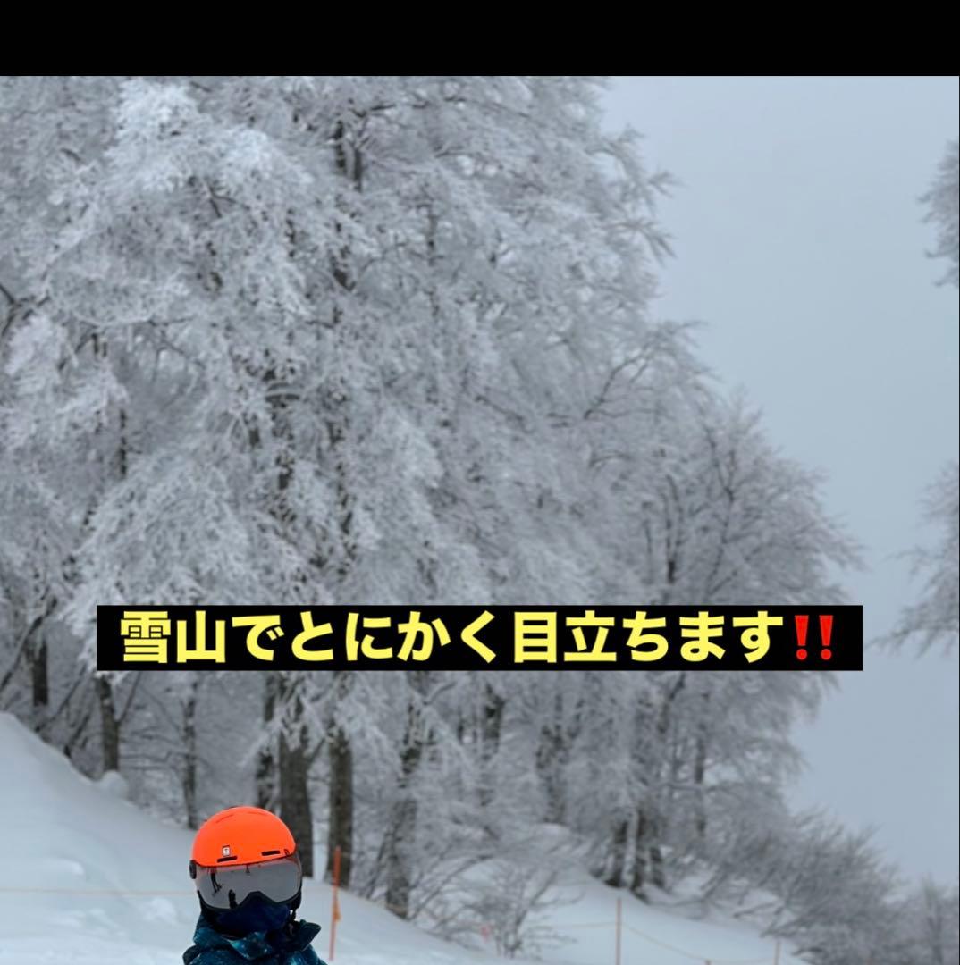 キッズ　スキー用ヘルメット　バイザー付き