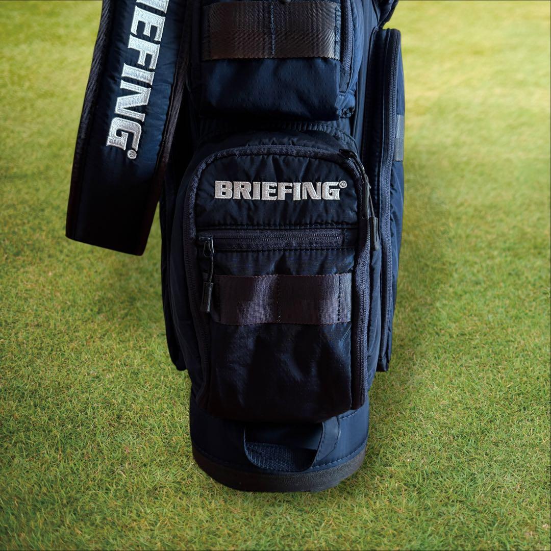 ブリーフィング　キャディバッグ　ネイビー　CR-6 紺 軽量　ユニセックス