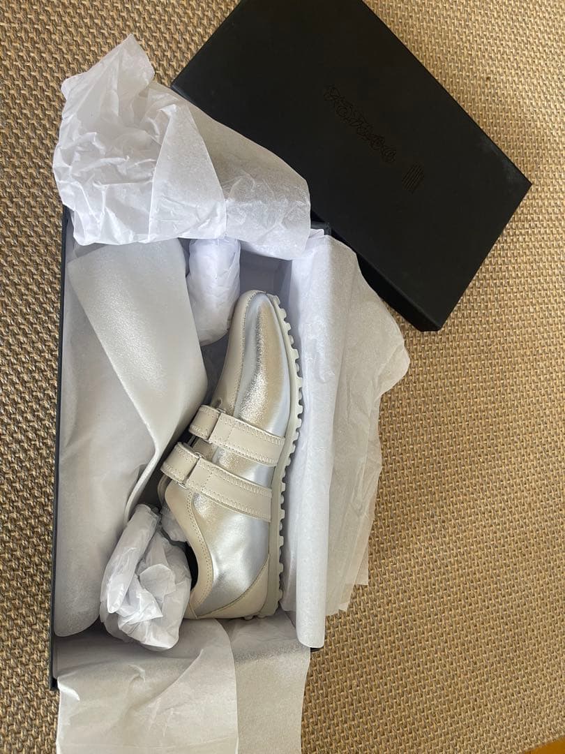 ⭐︎値下げ⭐︎FETICO SQUARE-TOE LEATHER スニーカー