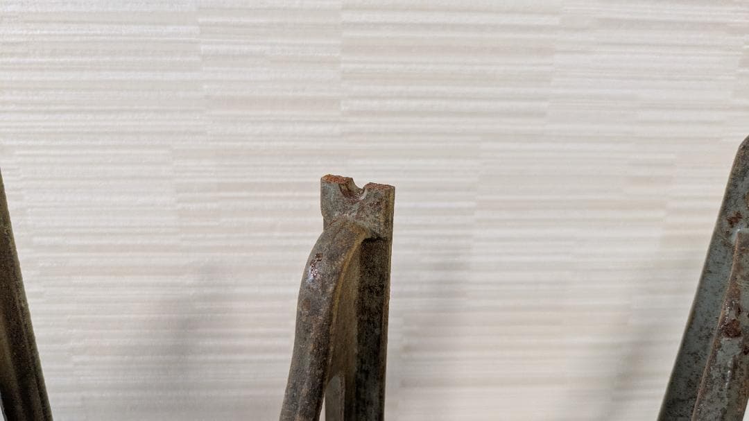 アンティーク　棚受け　アイアンブラケット　2種類　6個セット