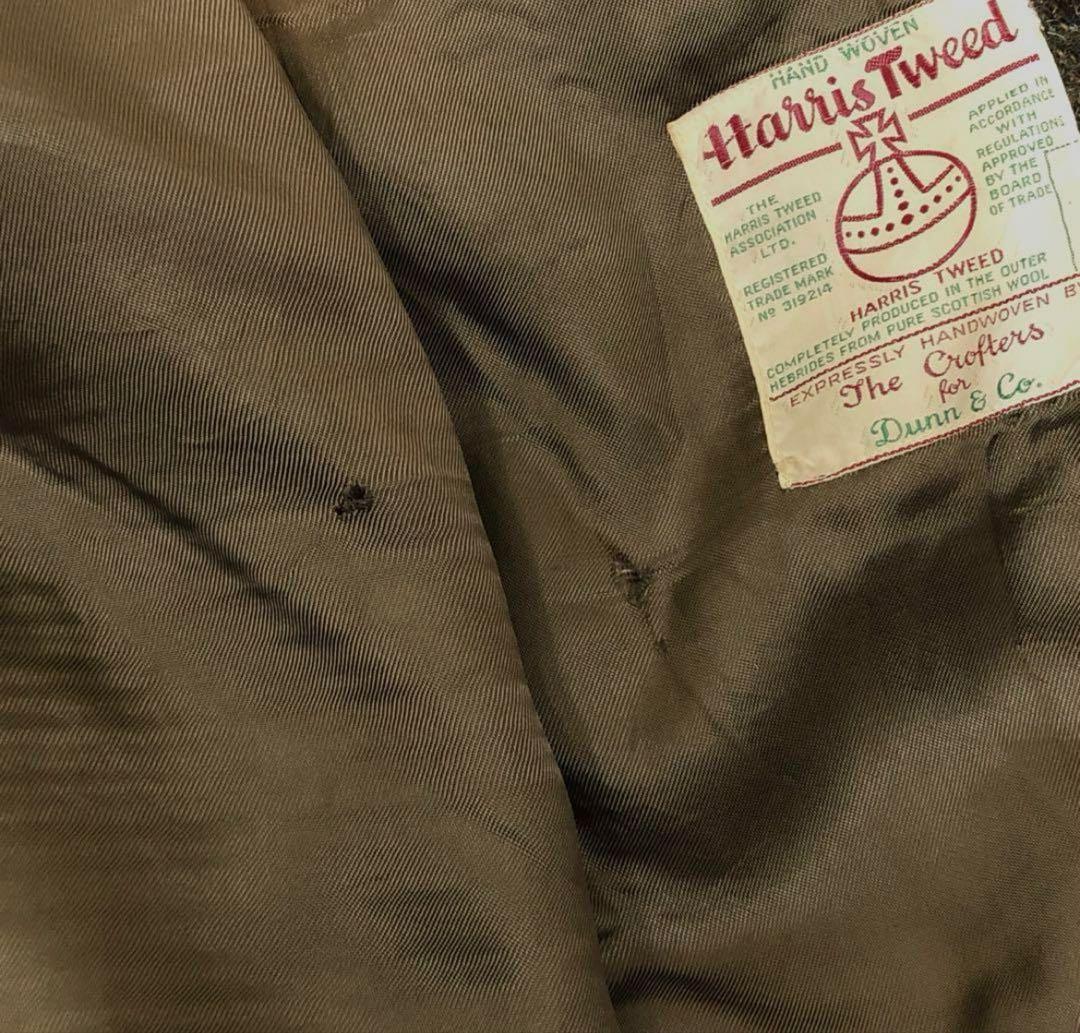 ジャケット・アウター 60s Vintage HarrisTweed Dunn&Co