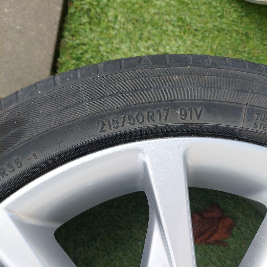 綺麗!プリウスα純正17インチホイール4本セットタイヤは要交換