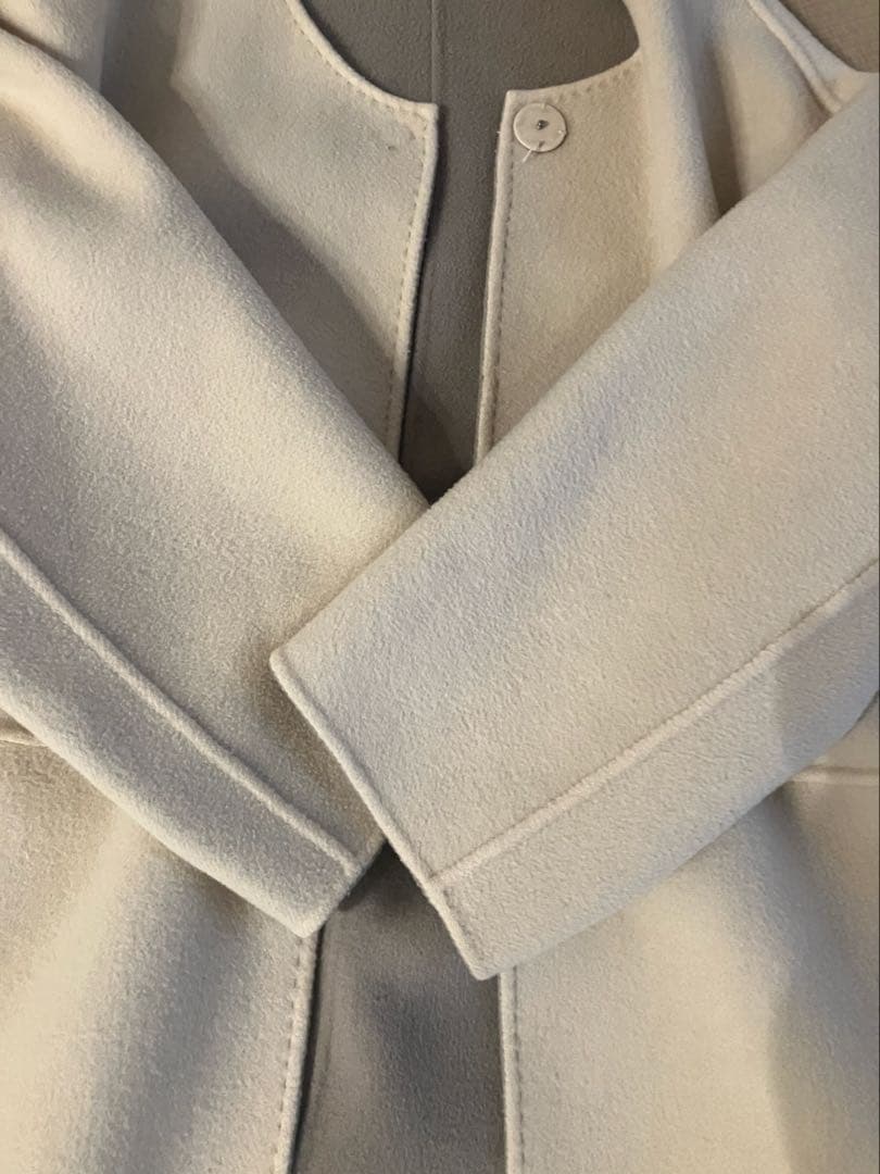 deuxieme classe ハミルトン　ウールリバーノーカラーコート