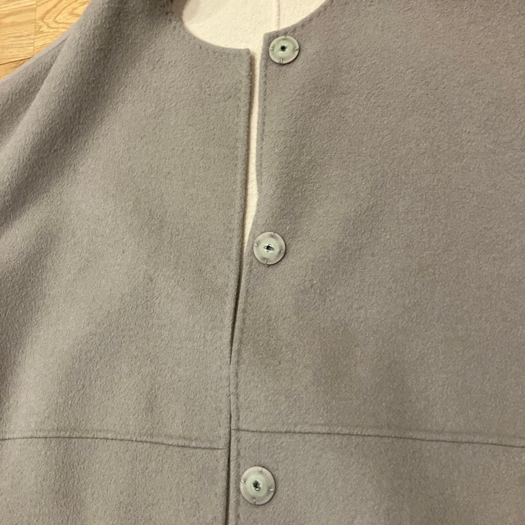 deuxieme classe ハミルトン　ウールリバーノーカラーコート