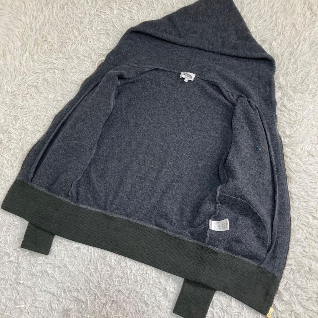 15892✨ヴィヴィアンウエストウッド 魔女フード パーカー/46/ウール