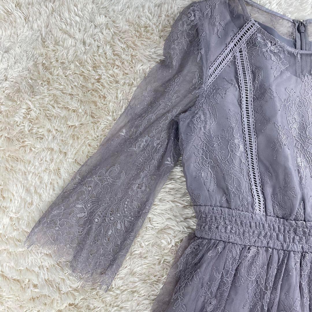 新品タグ付　anysis 洗えるパネルレースドレス　結婚式