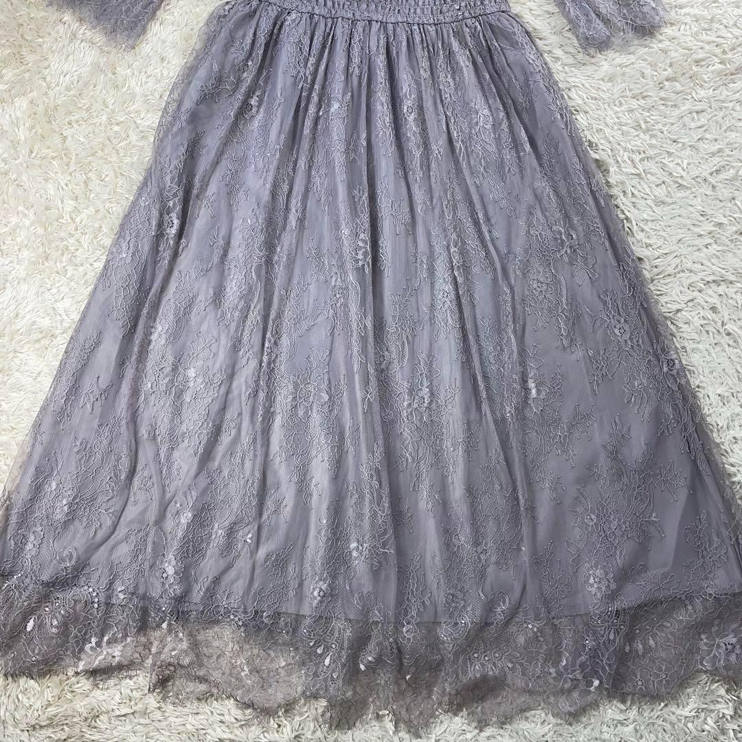 新品タグ付　anysis 洗えるパネルレースドレス　結婚式