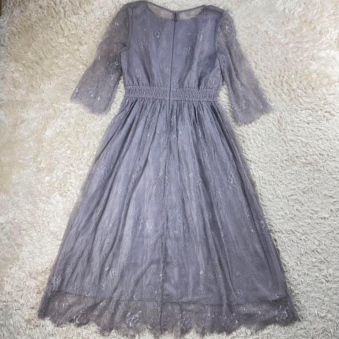 新品タグ付　anysis 洗えるパネルレースドレス　結婚式