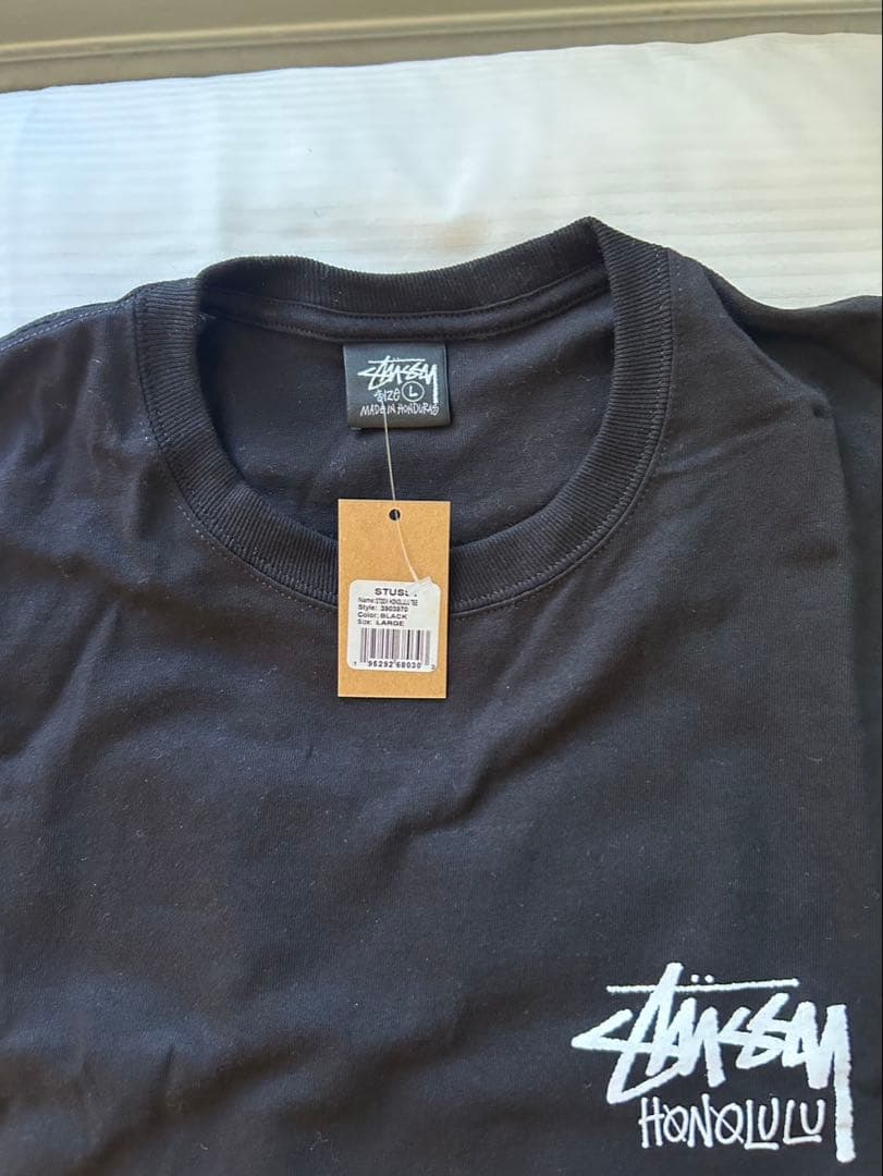 Stüssy HONOLULU 黒 Tシャツ　Lサイズ