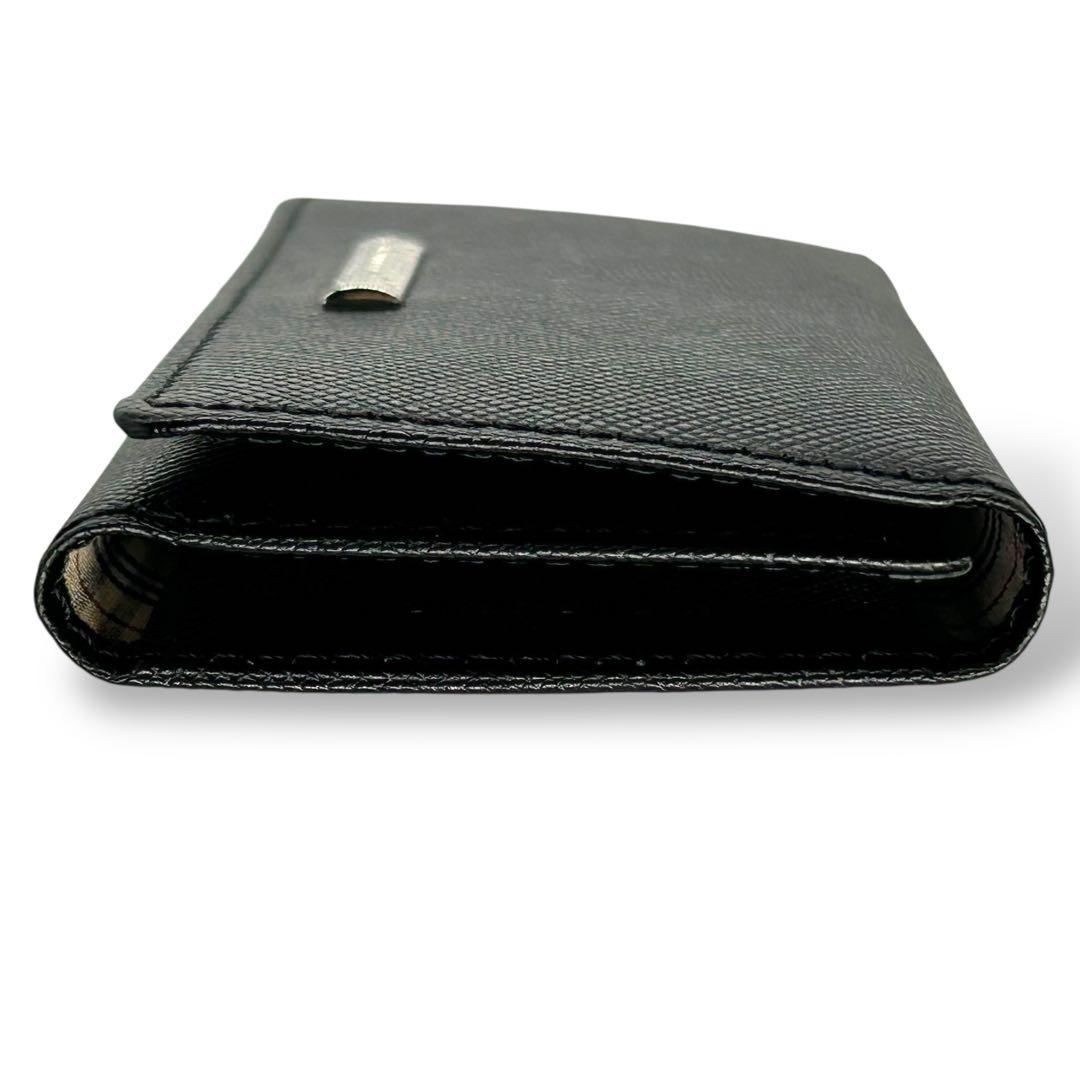新品 箱入り BURBERRY バーバリー キーケース 4連 ブラック 黒