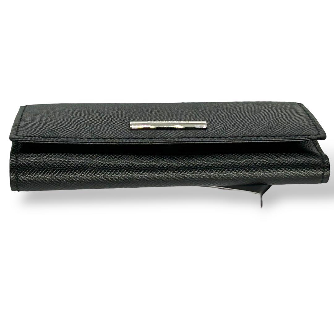 新品 箱入り BURBERRY バーバリー キーケース 4連 ブラック 黒