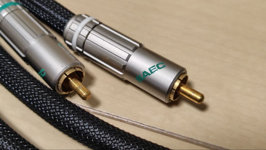 SAEC サエク SL-1990 V2 RCAケーブル 1mのペアです。