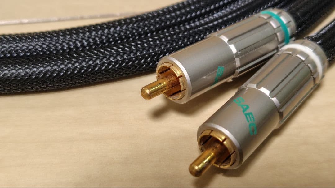 SAEC サエク SL-1990 V2 RCAケーブル 1mのペアです。
