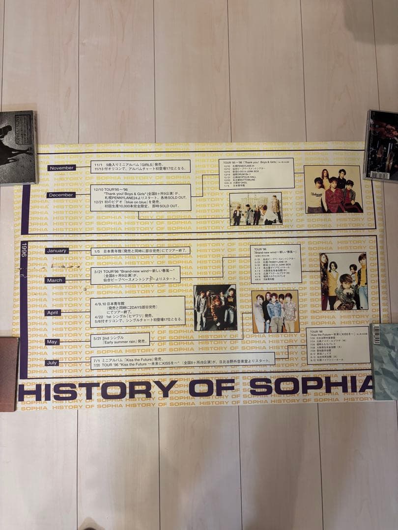 SOPHIA CD、VHS、非売品ポスターセット 複数枚 特典付き