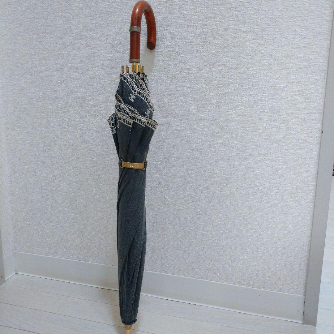 セリーヌ CELINE 日傘 晴雨兼用 傘 一級遮光 マカダム トリオンフ