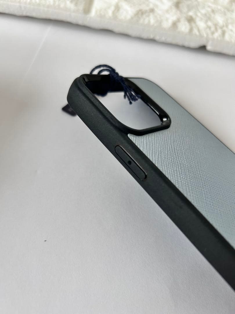 ⭐️未使用⭐️PRADA iPhoneケース ライトブルー　13pro 三角ロゴ