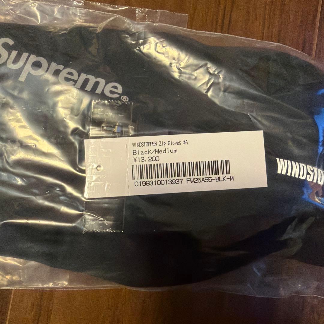 新品Supreme WINDSTOPPER Zip Gloves M