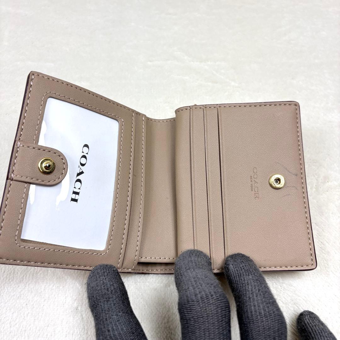 COACH コーチ いちご柄 財布 イチゴ柄 苺柄 スナップ ウォレット