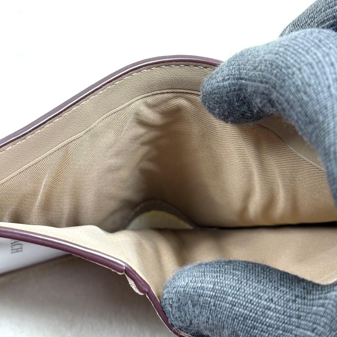 COACH コーチ いちご柄 財布 イチゴ柄 苺柄 スナップ ウォレット