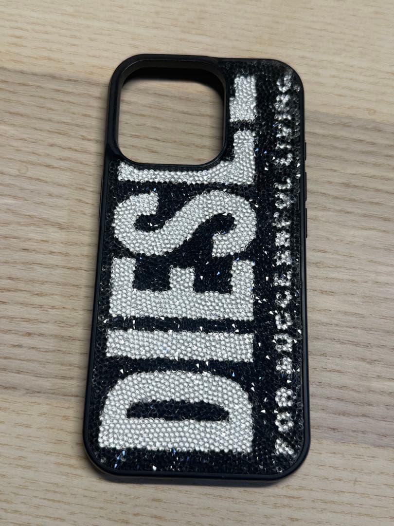 DIESEL ディーゼル スワロフスキー iPhone16proケース