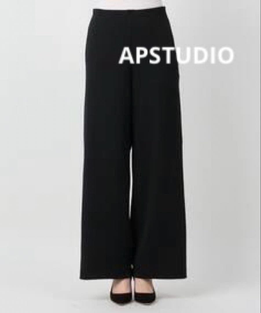 新品 AP STUDIO　リブニットパンツ