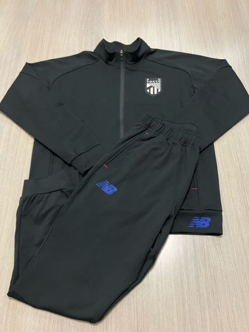 【未使用品】FC東京 プレミアストレッチジャージ 上下セットアップ XL 黒
