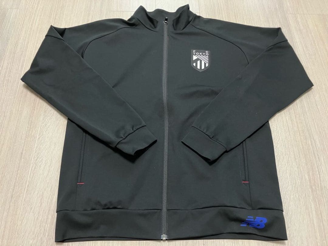 【未使用品】FC東京 プレミアストレッチジャージ 上下セットアップ XL 黒