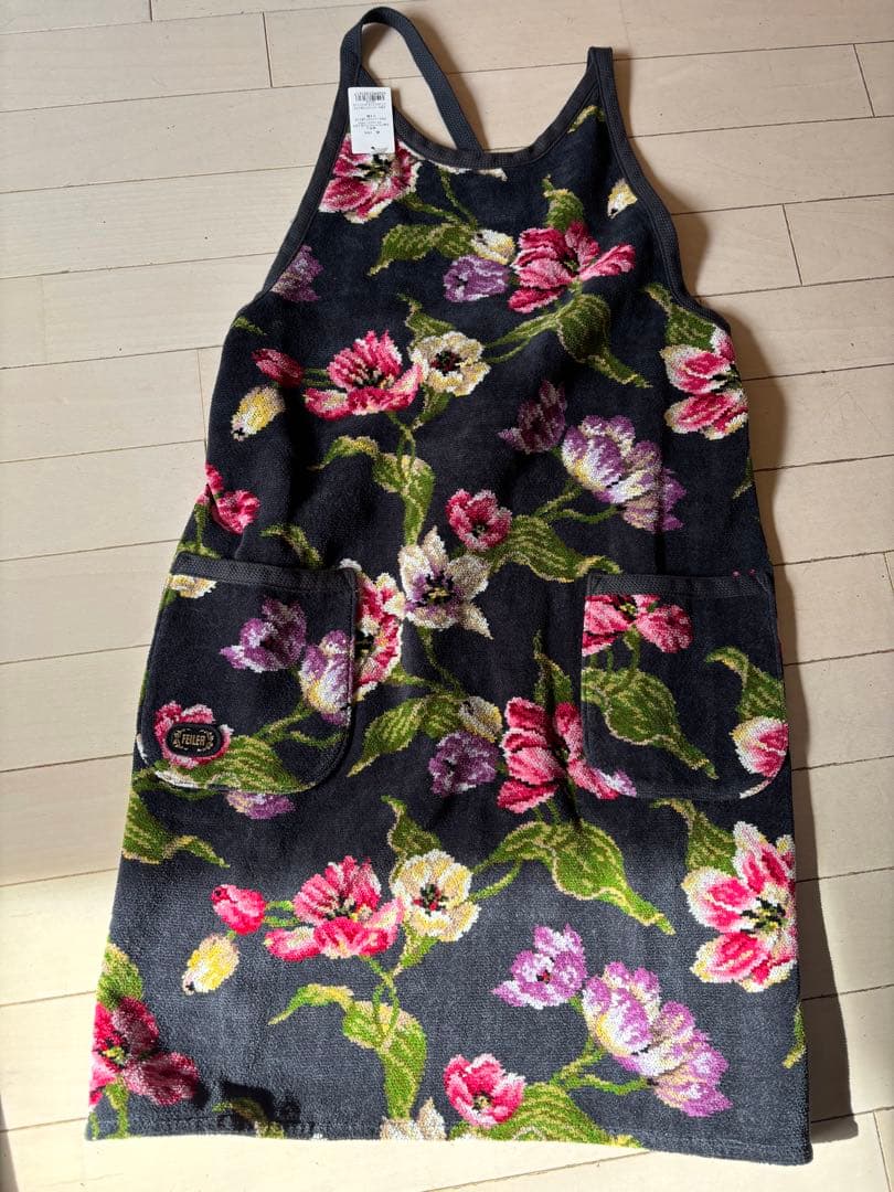 FILLER 花柄タオル地エプロン