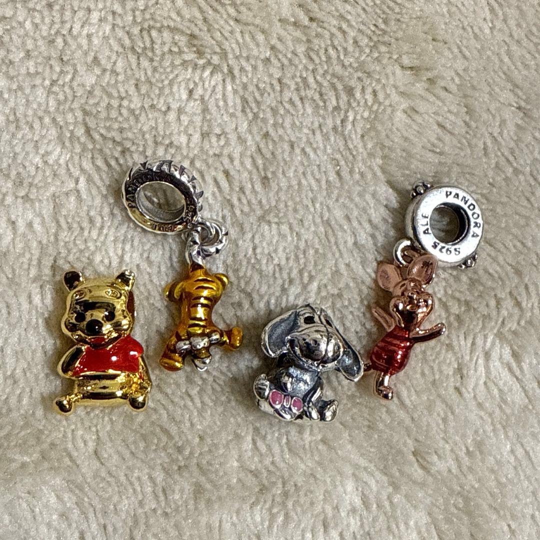 くまのプーさんと仲間たち ティガー イーヨー ピグレット チャーム セット