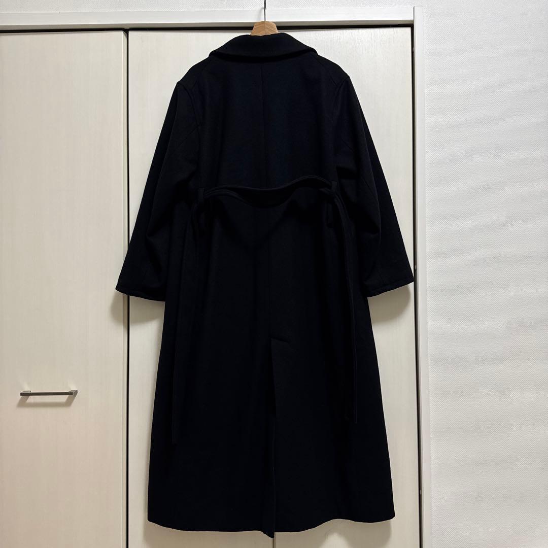 ク*ム様 crewre クルーレ　カスタムメルトンマキシコート size 3 ブ