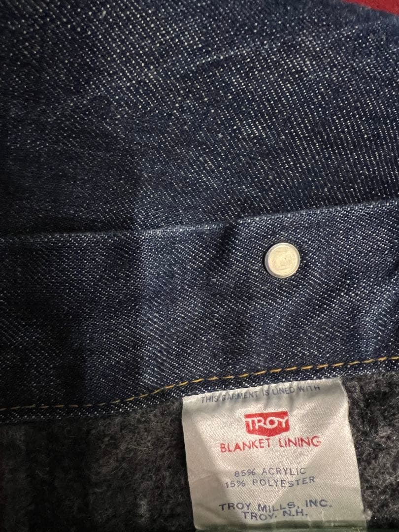 極美品 70’s Levi's 70505-0317 ブランケット付 USA製