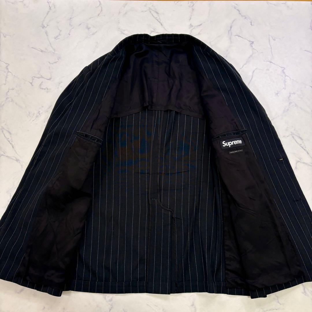 美品 Supreme 2023年完売品 スーツ セットアップ XL イタリア生地