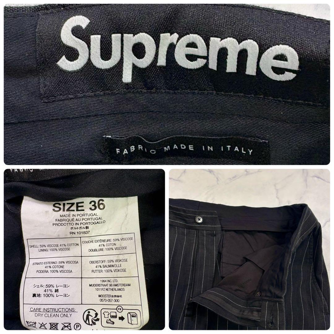 美品 Supreme 2023年完売品 スーツ セットアップ XL イタリア生地