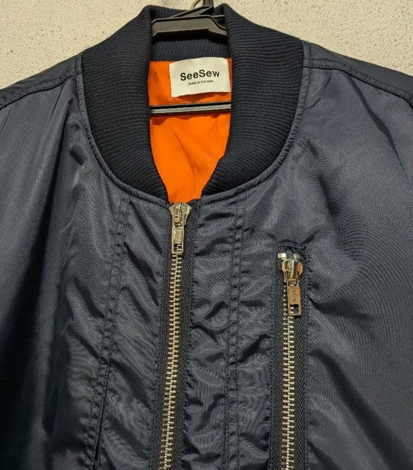 SeeSew オ―バ―スペック MA-1ジャケットLサイズ新品未使用