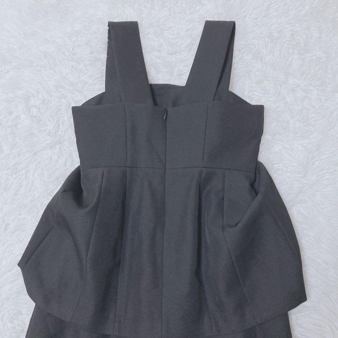 アダムエロペ　サロペット　ロンパース　ペプラム　ワイドパンツ　大人レディ　36