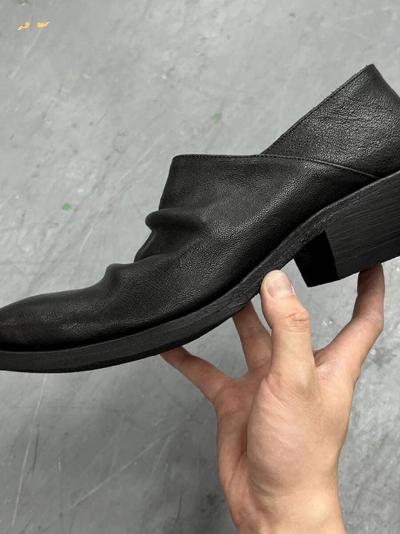 靴 Opium Phantom Leather Heel Boots vintage